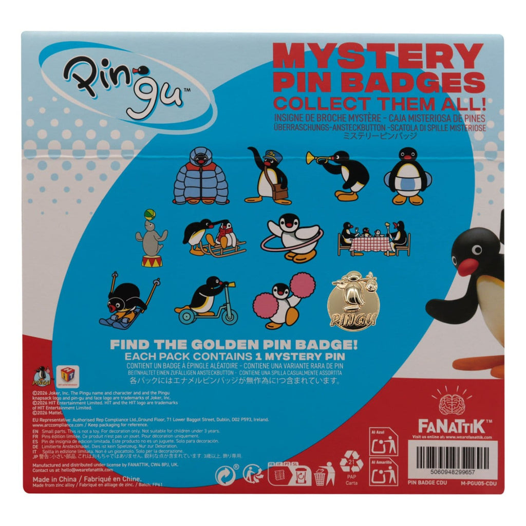 Productafbeelding Pingu - Mystery Pin 12-delig Display