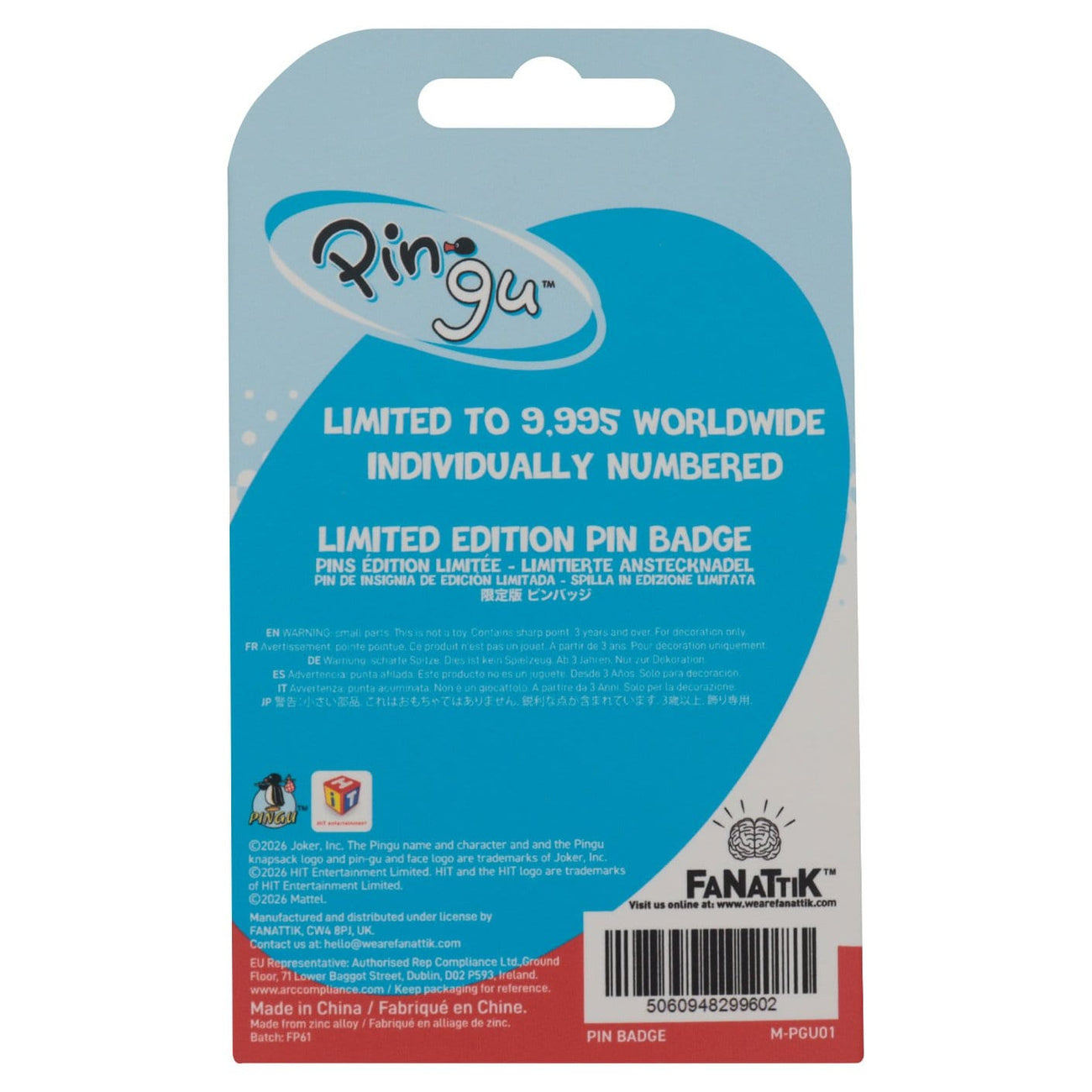 Productafbeelding Pingu Koptelefoon Pin Limited Edition - Pingu