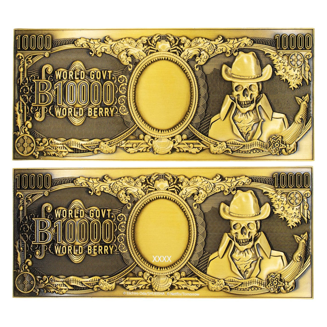 Productafbeelding One Piece - 1000 World Berry metalen bankbiljet verzamelreplica