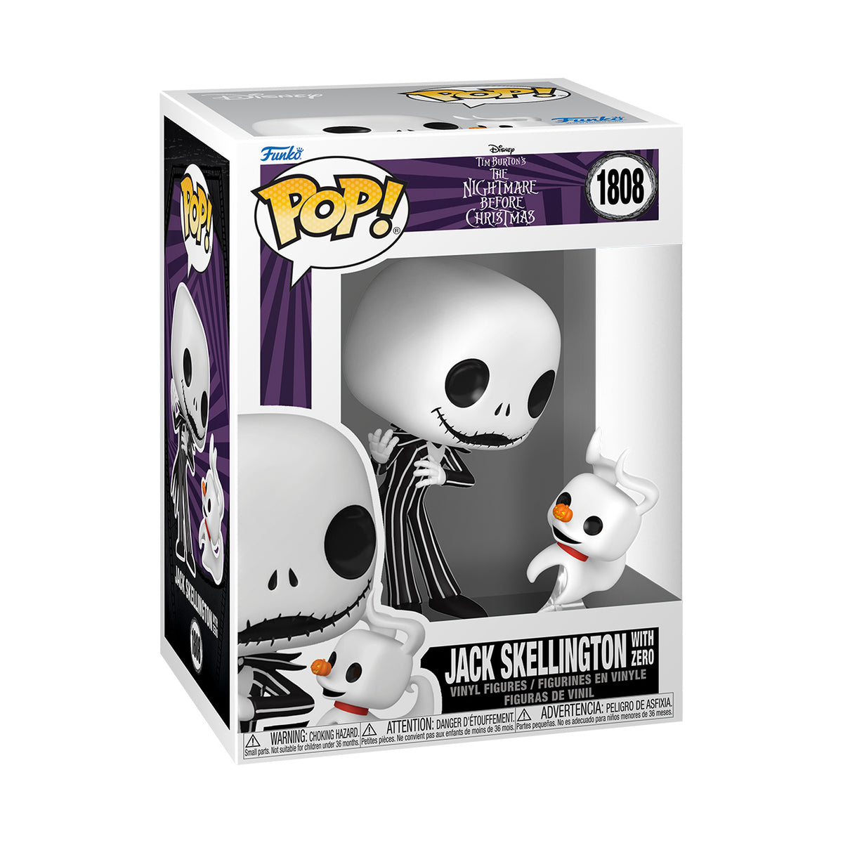 Productafbeelding Nightmare Before Christmas - Jack en Zero Funko Pop figurenset