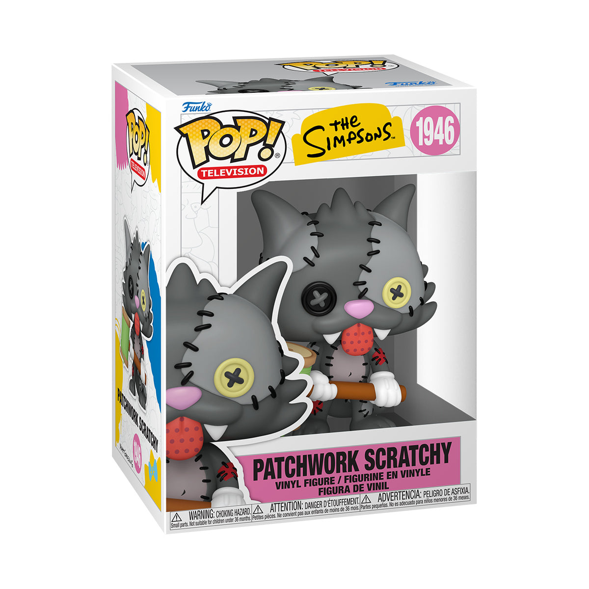 Product image The Simpsons - Scratchy Patchwork Funko Pop Figure