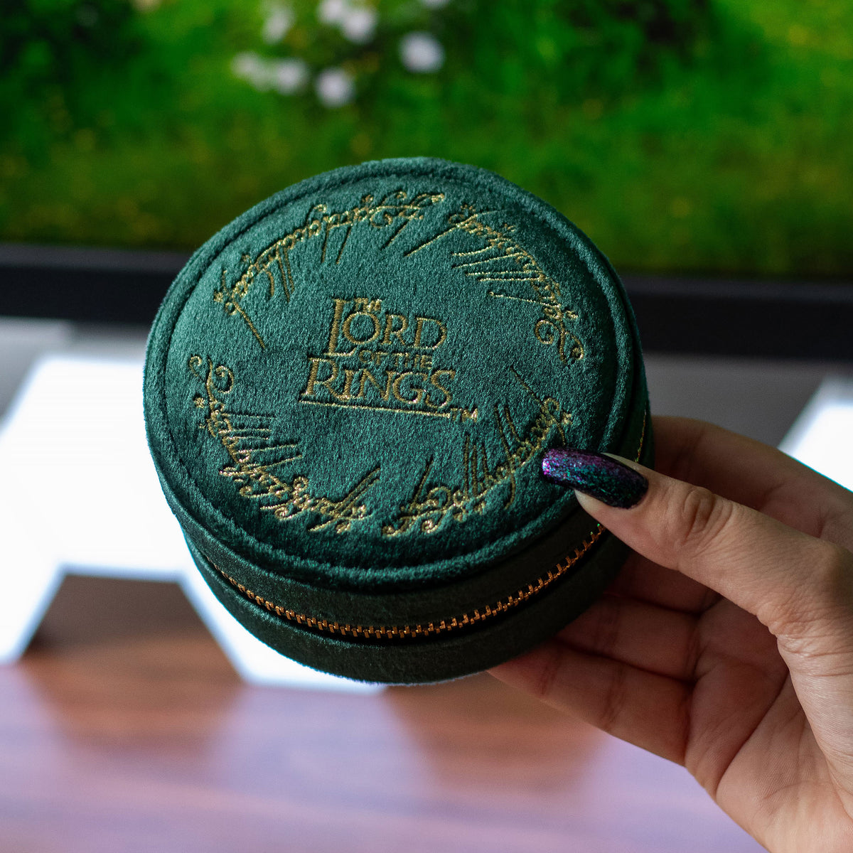 Productafbeelding The Lord of the Rings - De Ene Ring pluche sieradendoos