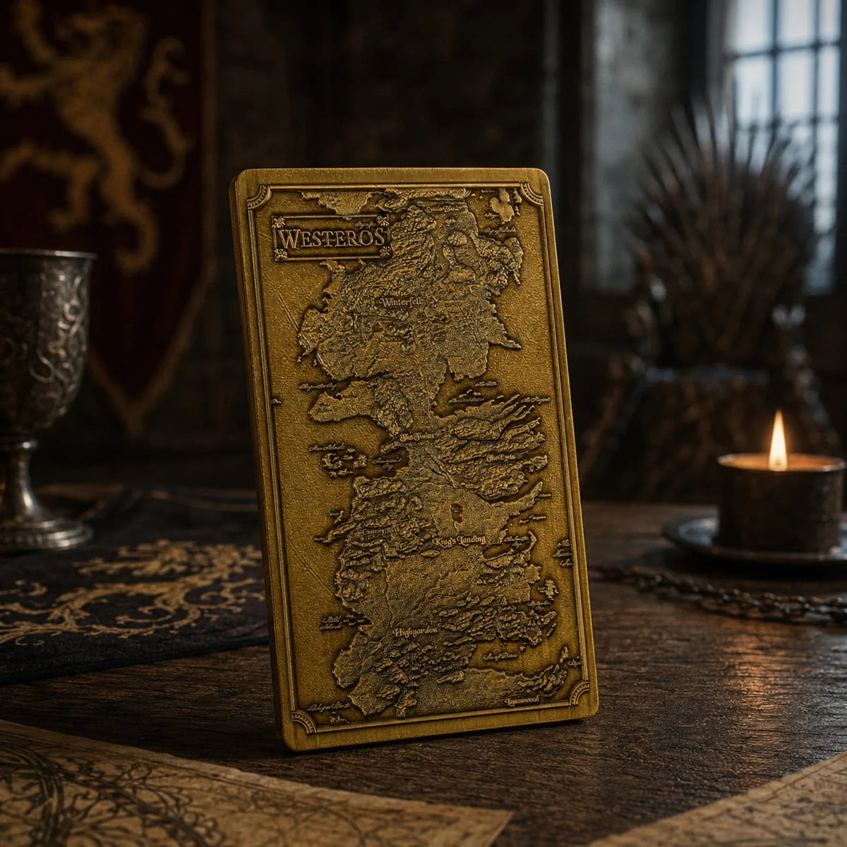 Productafbeelding Game of Thrones - Kaart van Westeros metalen staaf