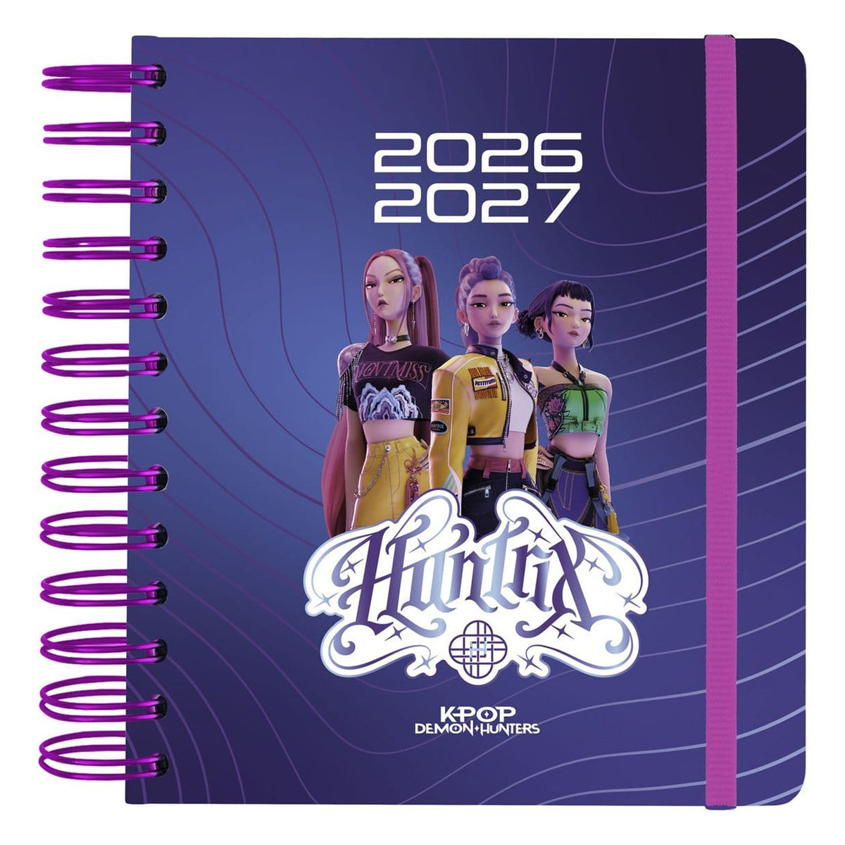 Productafbeelding KPop Demon Hunters 2026/2027 A5 dagplanner