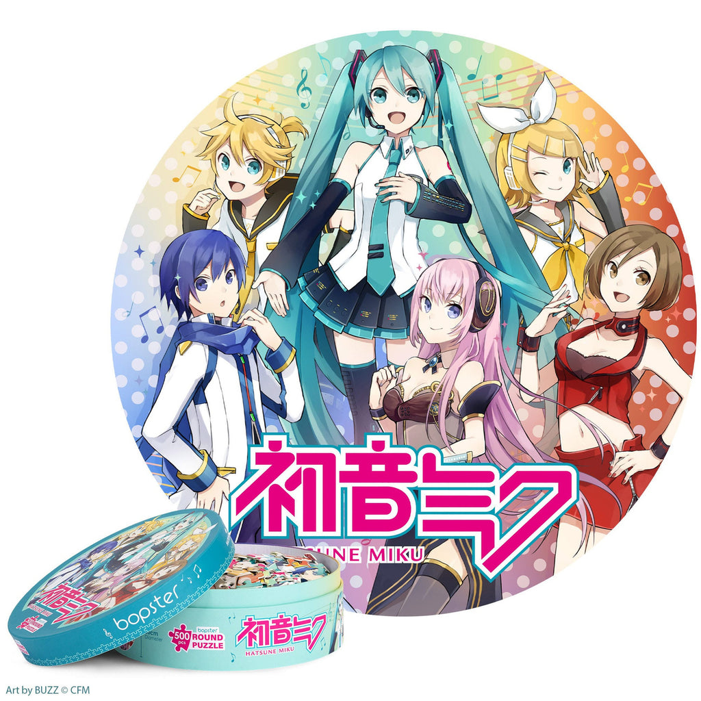 Productafbeelding Hatsune Miku ronde puzzel 500 stukjes