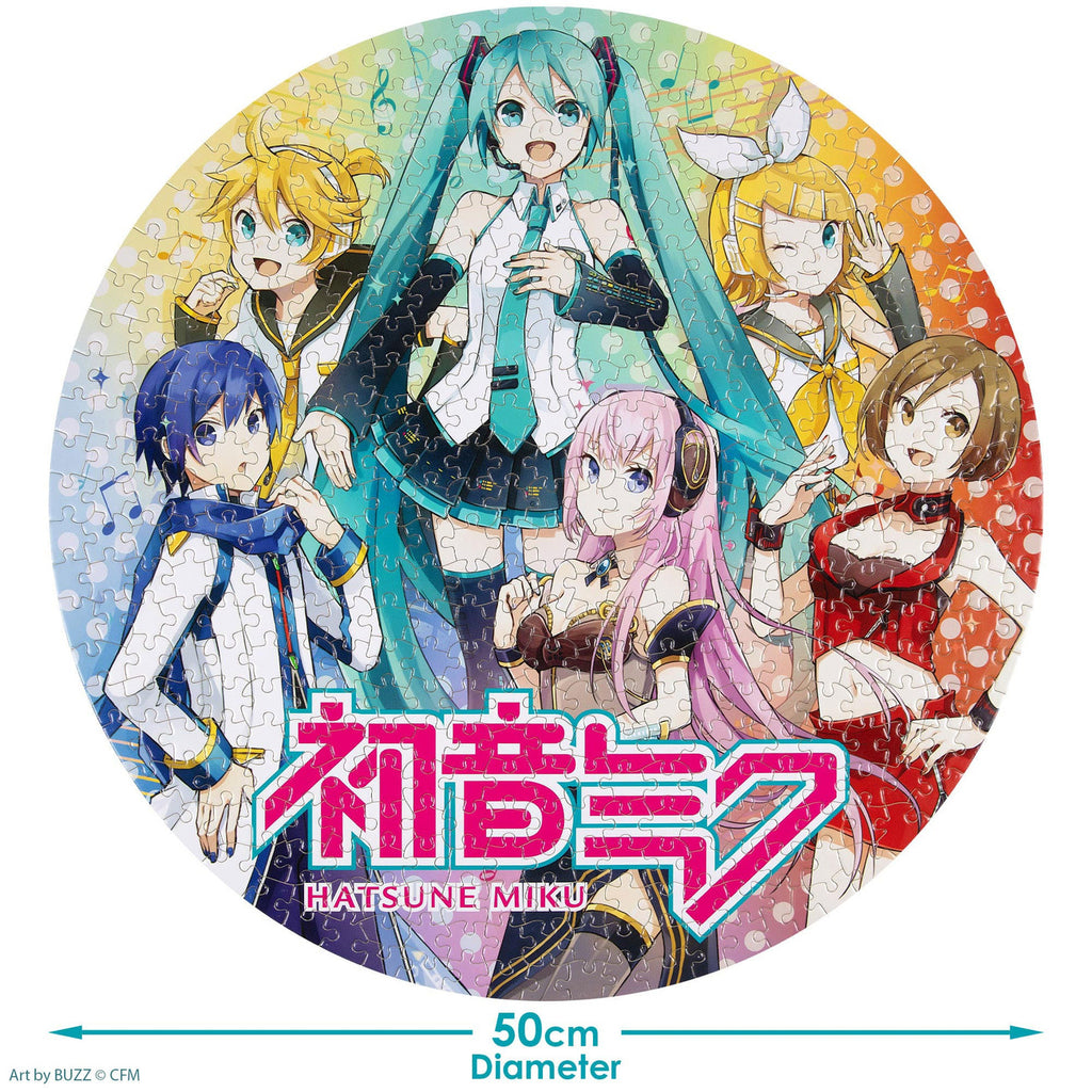 Productafbeelding Hatsune Miku ronde puzzel 500 stukjes
