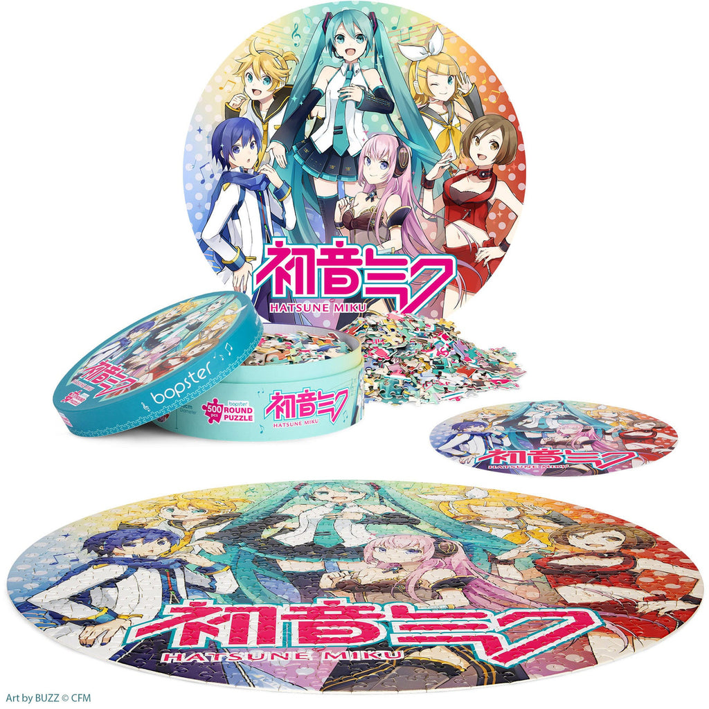 Productafbeelding Hatsune Miku ronde puzzel 500 stukjes