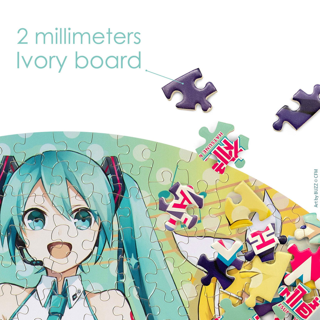 Productafbeelding Hatsune Miku ronde puzzel 500 stukjes