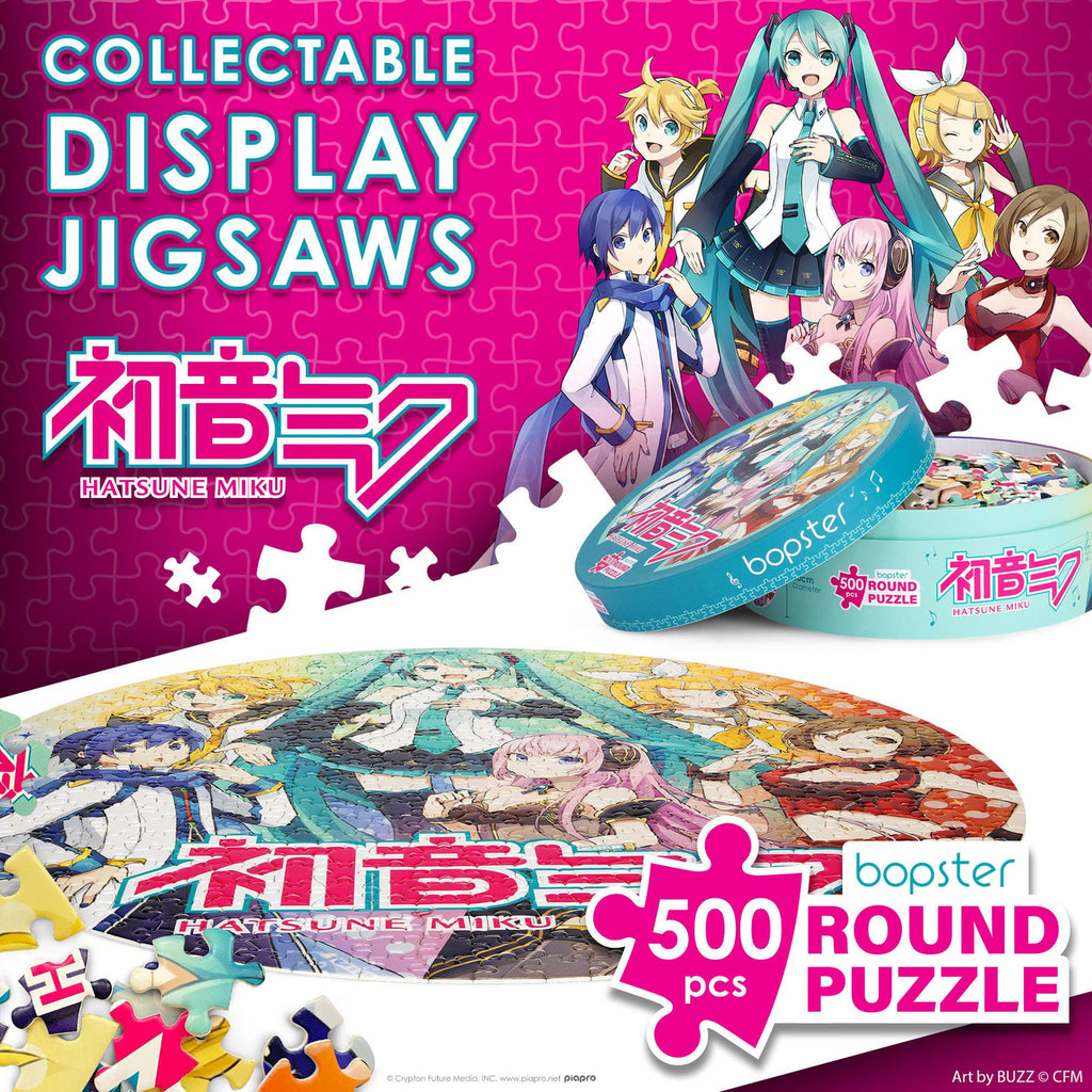 Productafbeelding Hatsune Miku ronde puzzel 500 stukjes