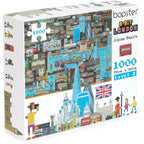 Productafbeelding 8-bit pixelpuzzel Londen level 3 – 1000 stukjes