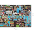 Productafbeelding 8-bit pixelpuzzel Londen level 3 – 1000 stukjes
