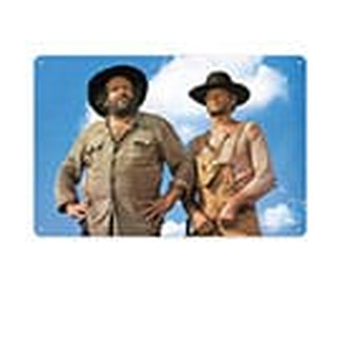 Productafbeelding Bud Spencer & Terence Hill Blauwe Hemel Metalen Bord 20 x