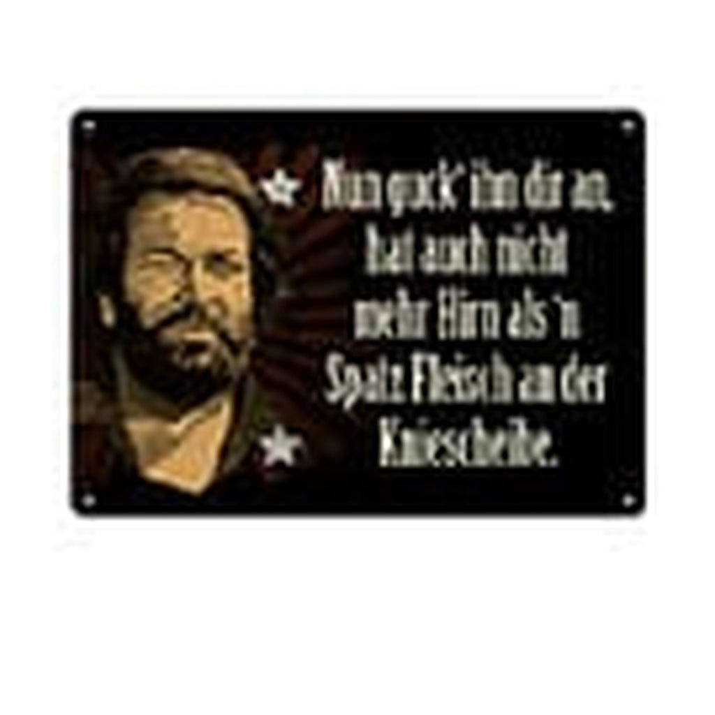 Productafbeelding Bud Spencer Metalen Bord Kijk hem nou eens aan,... 10 x 15 cm