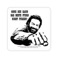 Productafbeelding Bud Spencer Bieronderzetter van metaal Vuist Paard 10 x 10 cm
