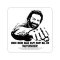 Productafbeelding Bud Spencer Metalen Bierviltje Troffel 10 x 10 cm