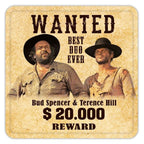 Productafbeelding Bud Spencer & Terence Hill Wanted metalen bierviltjes - set van 10