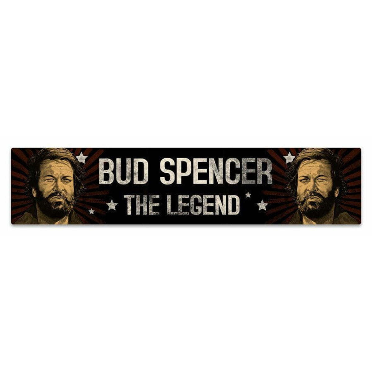 Product image Bud Spencer The Legend Metal Sign with Magnet 16 x 3.5 cm