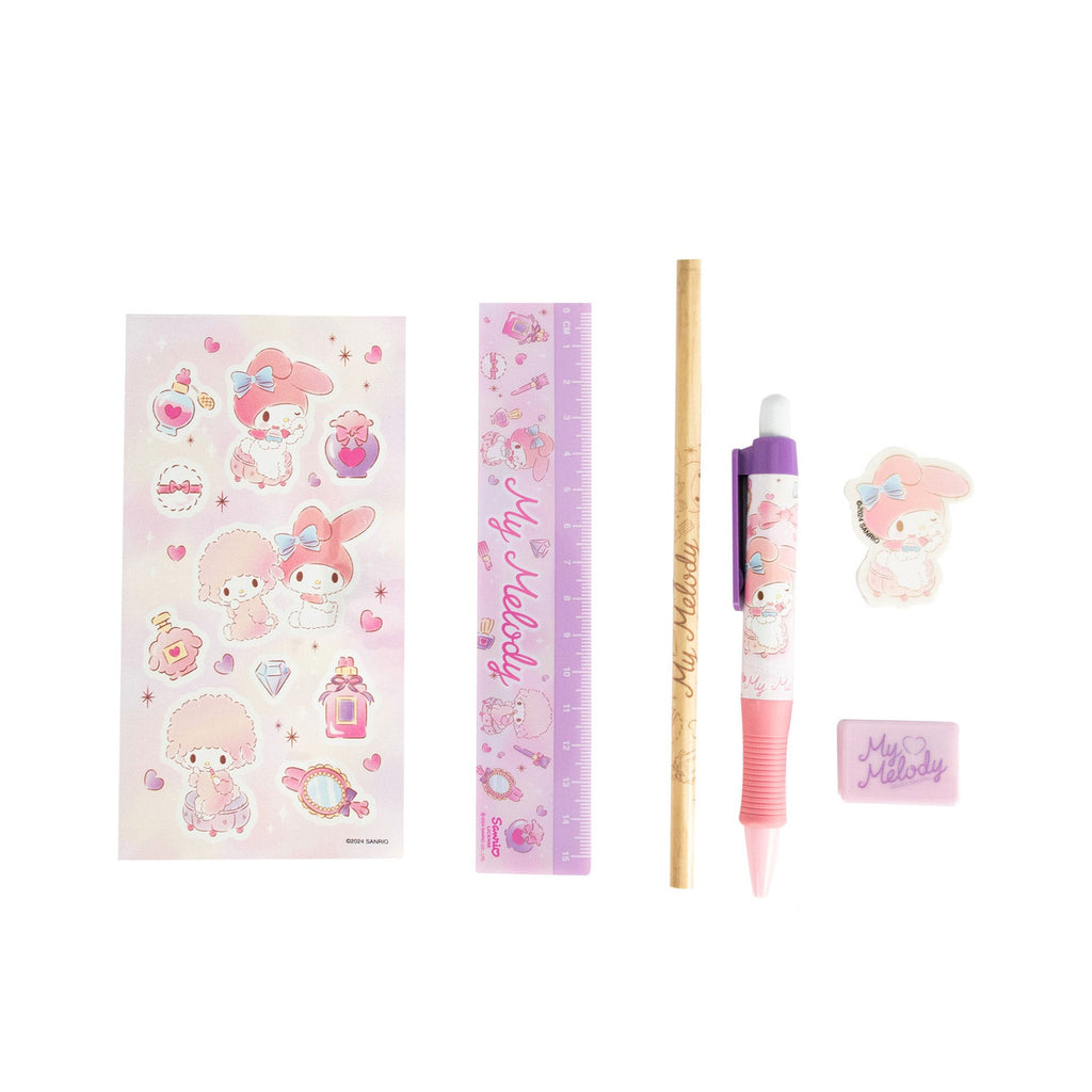 Productafbeelding Sanrio My Melody schrijfwaren set 6-delig