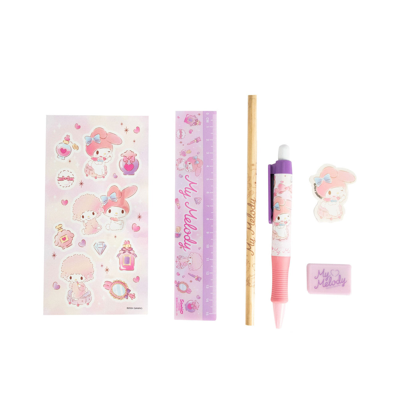 Productafbeelding Sanrio My Melody schrijfwaren set 6-delig
