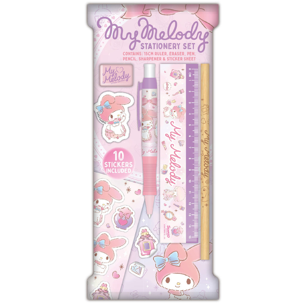 Productafbeelding Sanrio My Melody schrijfwaren set 6-delig