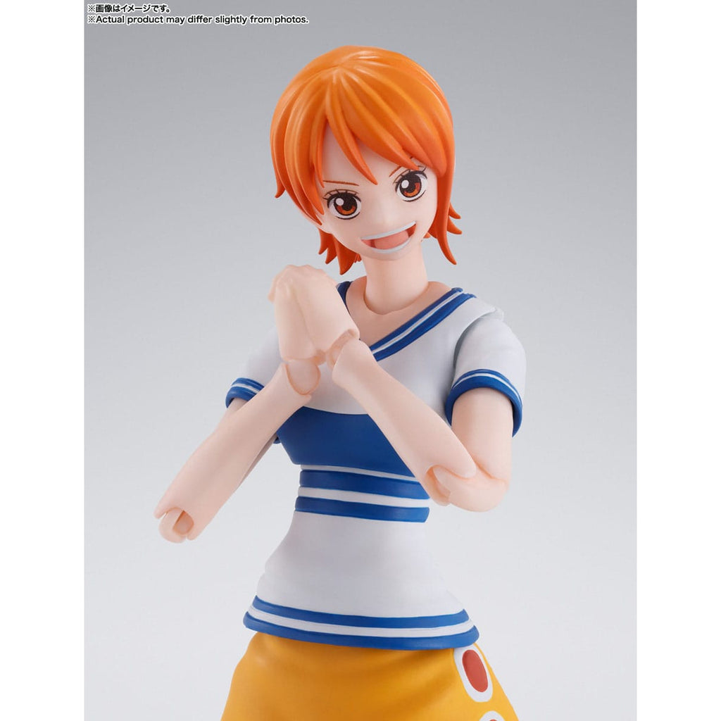 Productafbeelding One Piece S.H. Figuarts actiefiguur Nami Romance Dawn 14 cm