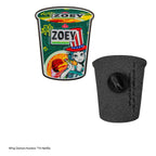 Productafbeelding KPop Demon Hunters pin Zoey Hamburger Noodles