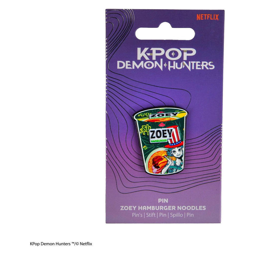 Productafbeelding KPop Demon Hunters pin Zoey Hamburger Noodles