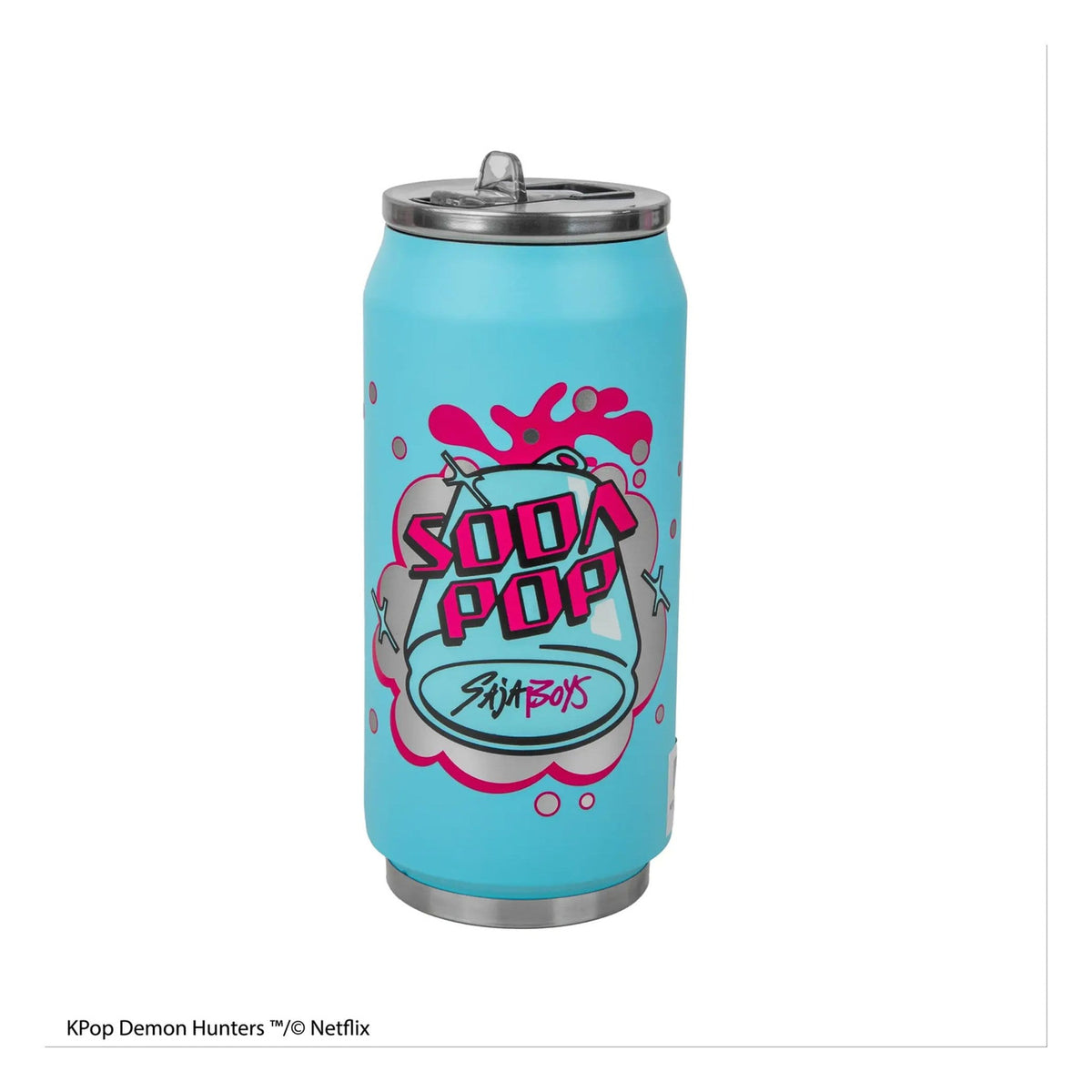 Productafbeelding KPop Demon Hunters Soda Pop Can thermobeker met rietje
