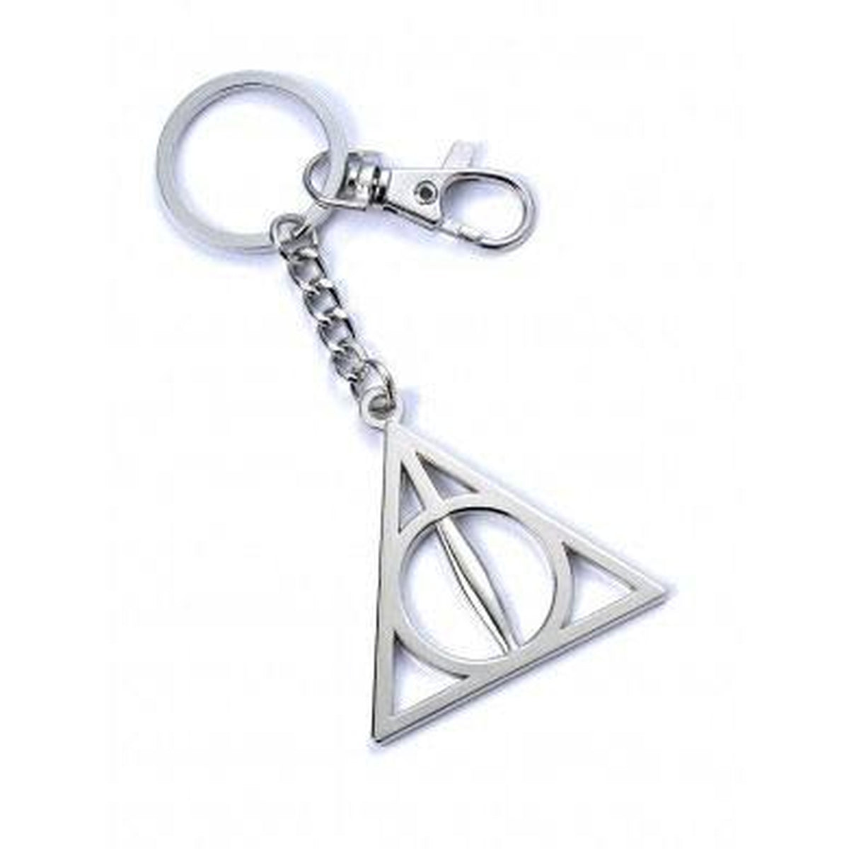 Product image Harry Potter Deathly Hallows Keychain (silver-plated)