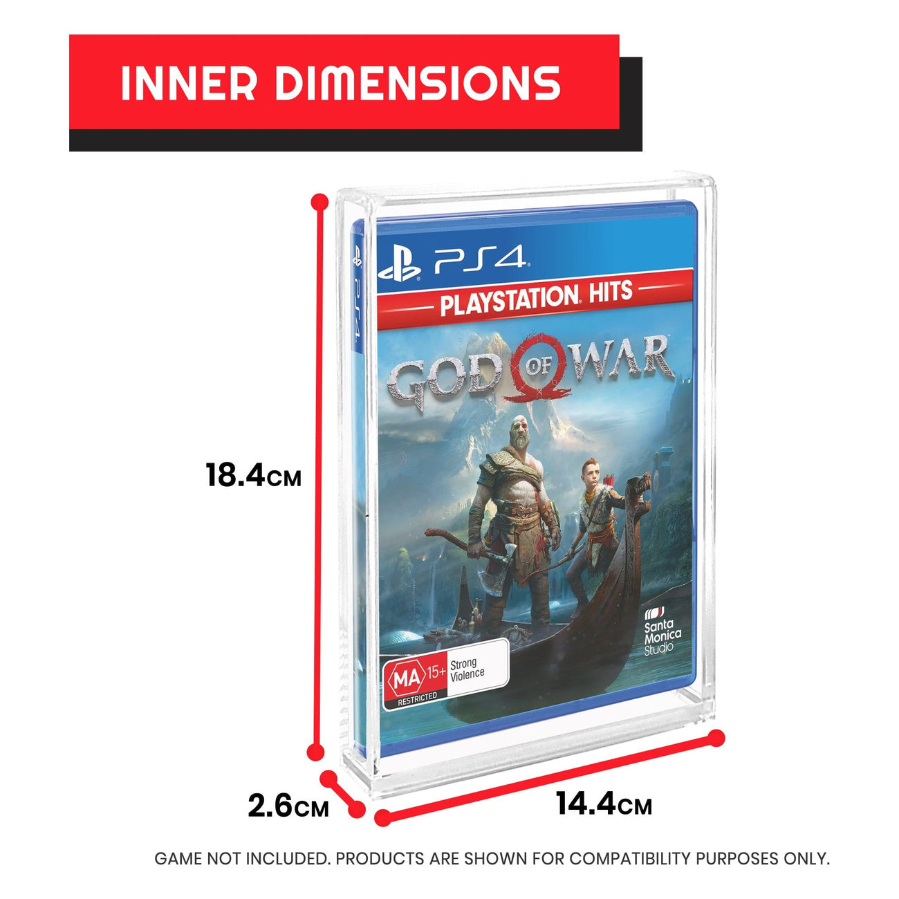 Product image Acrylic Case 2-Pack for PS3/PS4/Blu-ray/Xbox One
