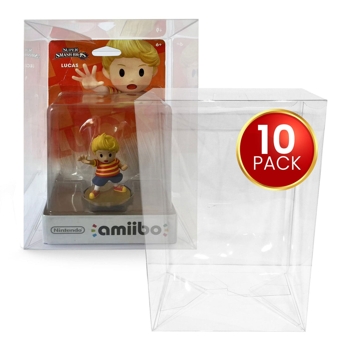 Productafbeelding PET-beschermhoezen 10-pack voor Amiibo-figuren