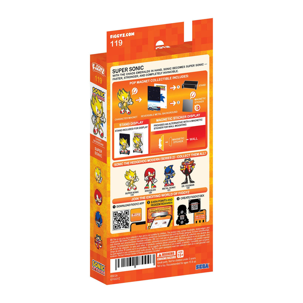 Productafbeelding Sonic the Hedgehog (Modern) FiGGYZ Super magnetische verzamelfiguur