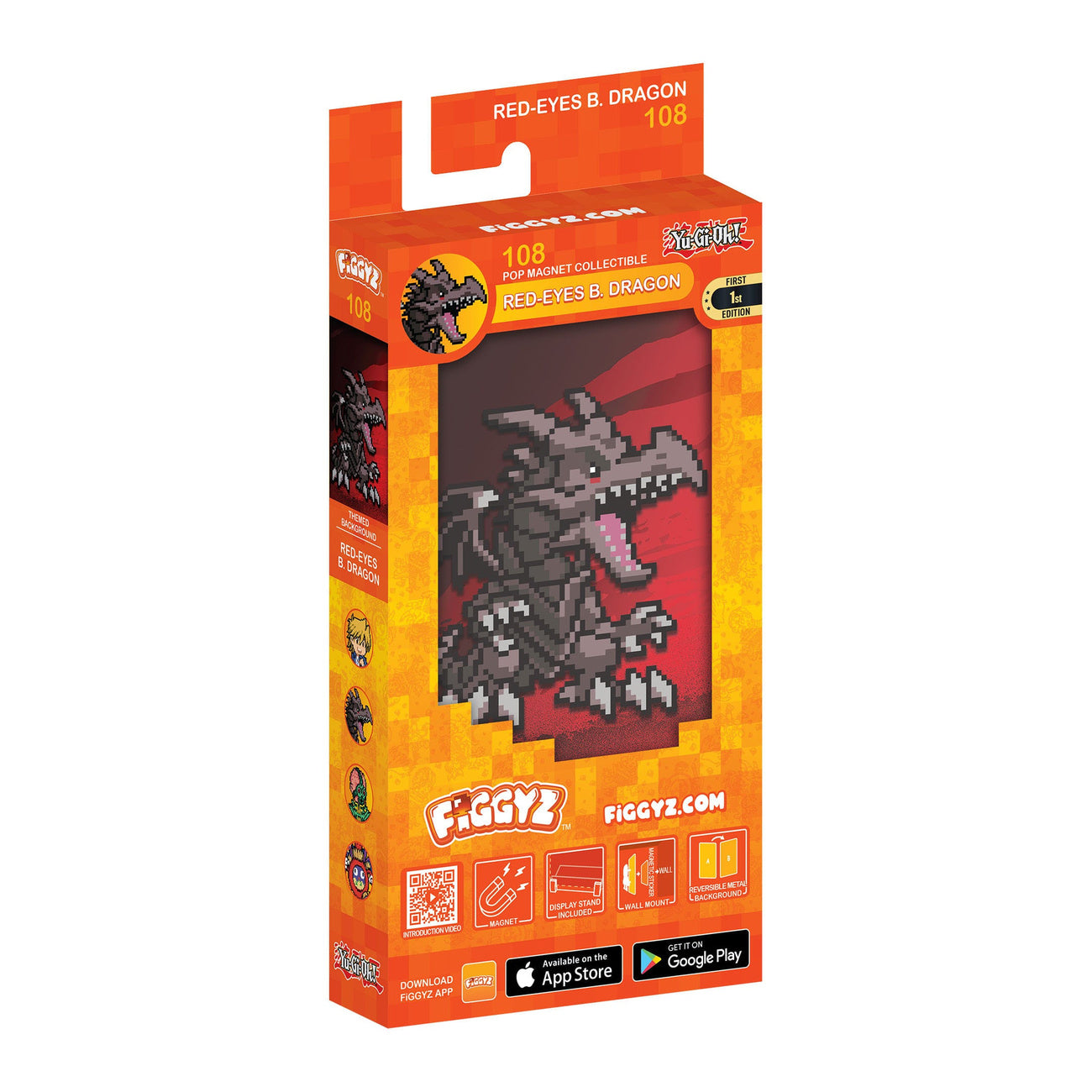 Productafbeelding Yu-Gi-Oh! FiGGYZ Red-Eyes B. Dragon magnetisch verzamelbeeldje 11 cm