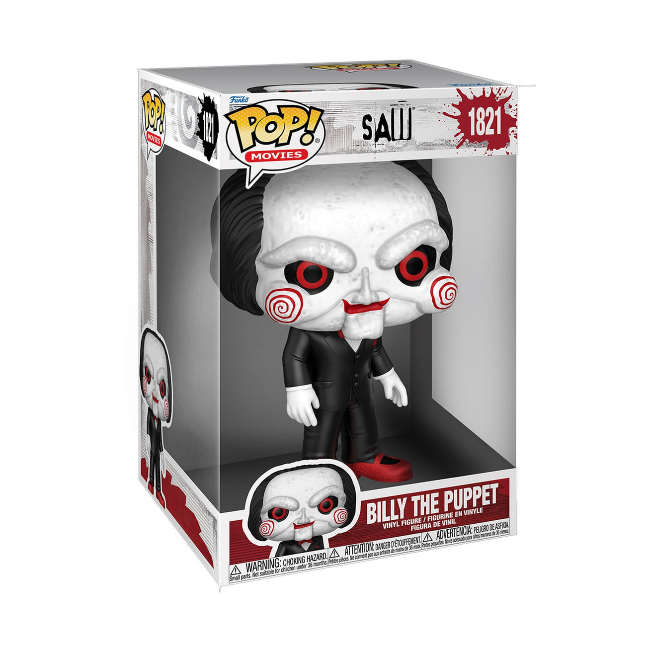 Productafbeelding Saw Super Sized Jumbo POP! Movies Vinyl Figuur Billy the