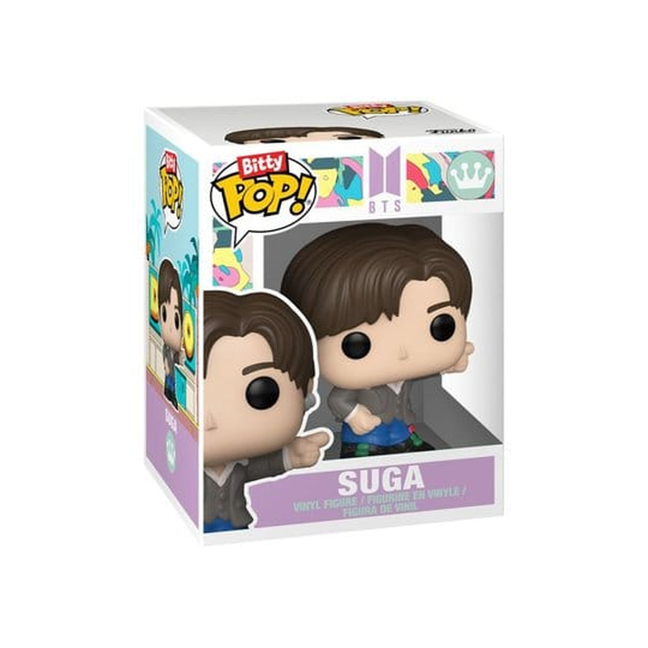 Productafbeelding BTS Bitty POP! Stages vinylfiguur Suga (Dynamite) 2,5 cm