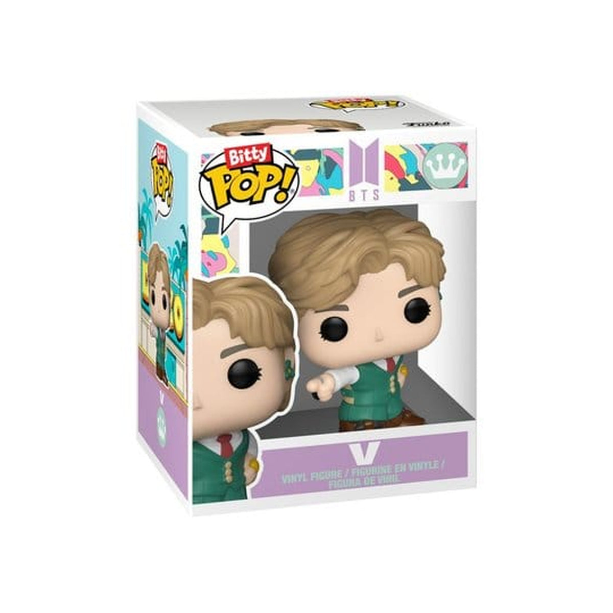 Productafbeelding BTS Bitty POP! Stages vinyl figuur V (Dynamite) 2,5 cm