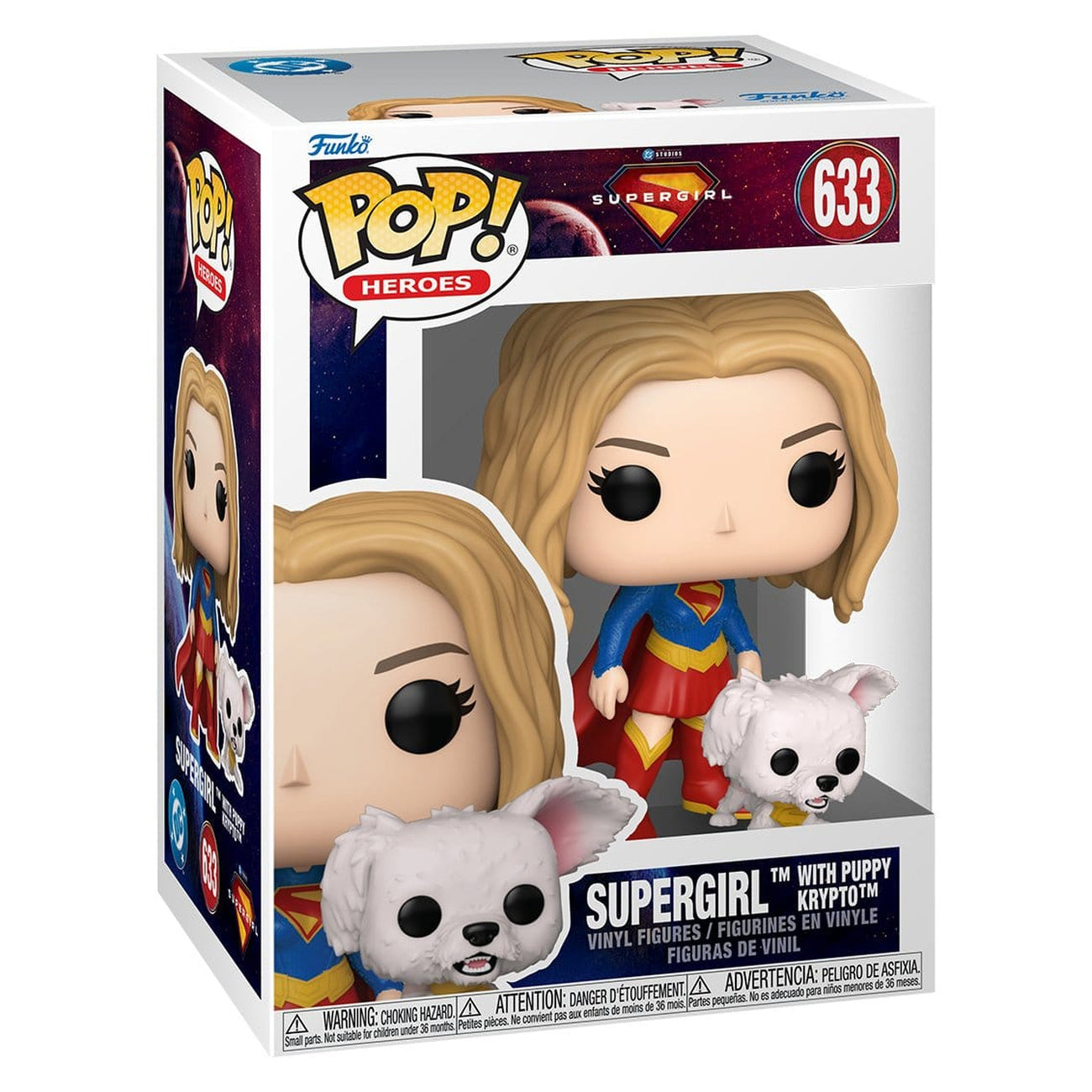Productafbeelding Supergirl (2026) POP! Heroes Vinyl Figuur Supergirl met Krypto