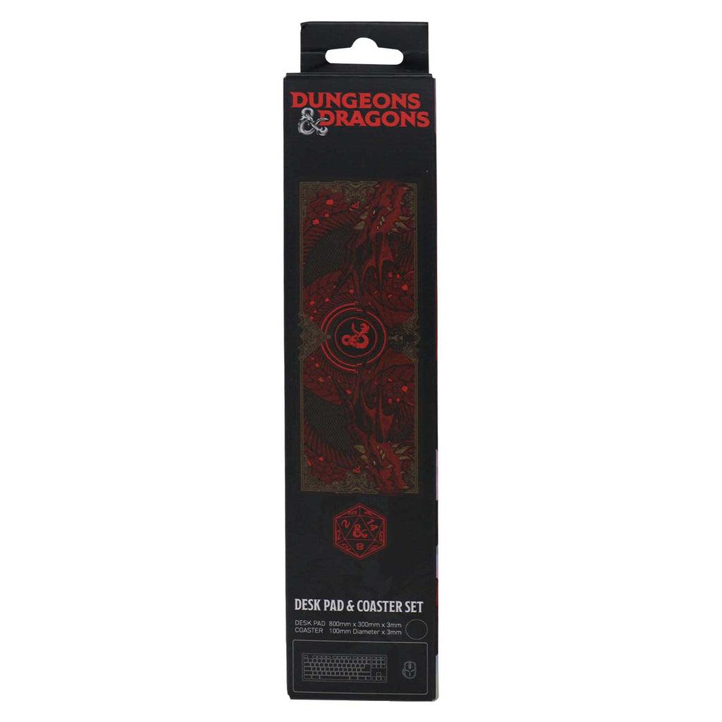 Productafbeelding Dungeons & Dragons Bureau-onderlegger & Onderzetter Set