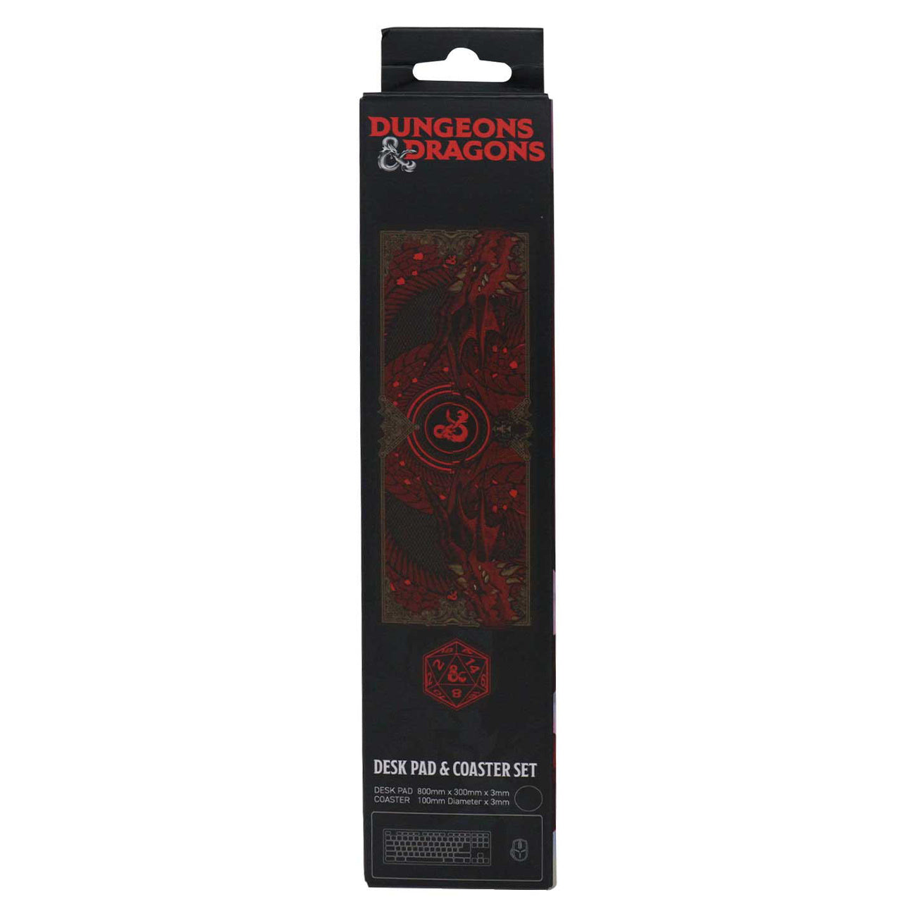 Productafbeelding Dungeons & Dragons Bureau-onderlegger & Onderzetter Set