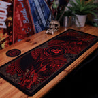 Productafbeelding Dungeons & Dragons Bureau-onderlegger & Onderzetter Set