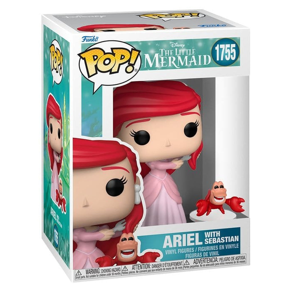 Productafbeelding De Kleine Zeemeermin POP! Vinyl Figuur S3 – Ariel met Sebastian