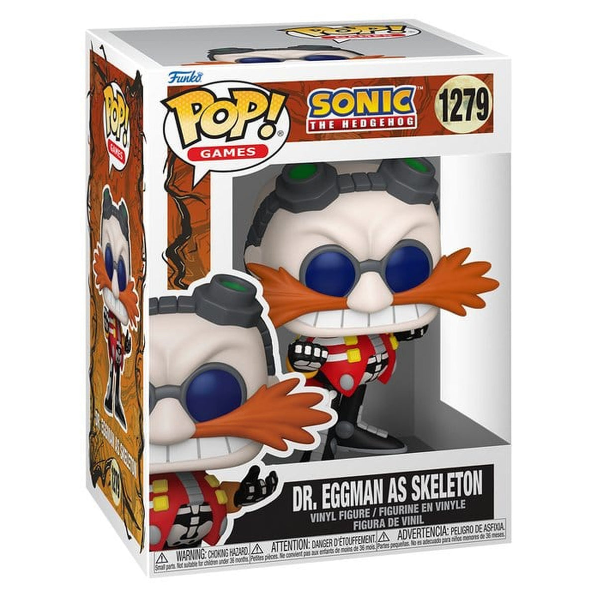 Productafbeelding Sonic the Hedgehog POP! Games Vinyl Figuur Skeleton Robotnik