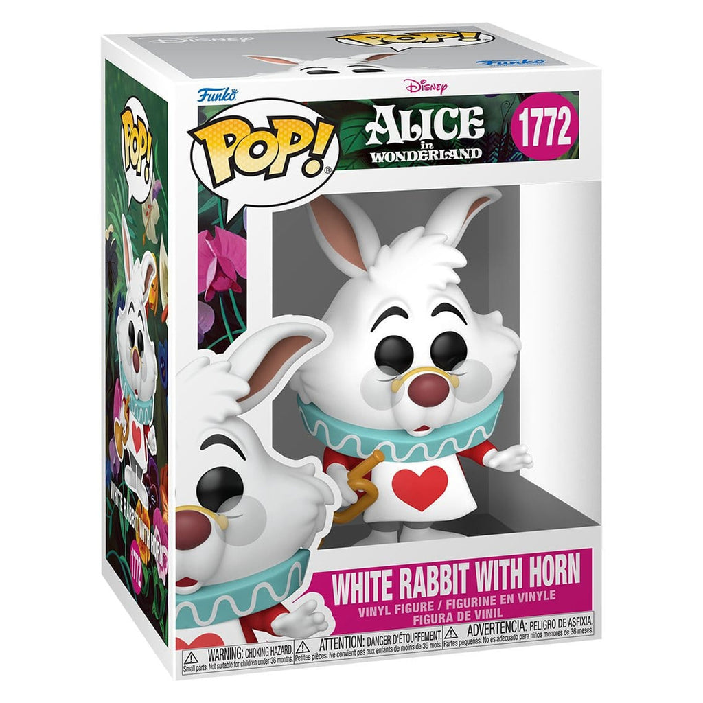 Productafbeelding Alice in Wonderland POP! Vinyl Figuur White Rabbit with Horn