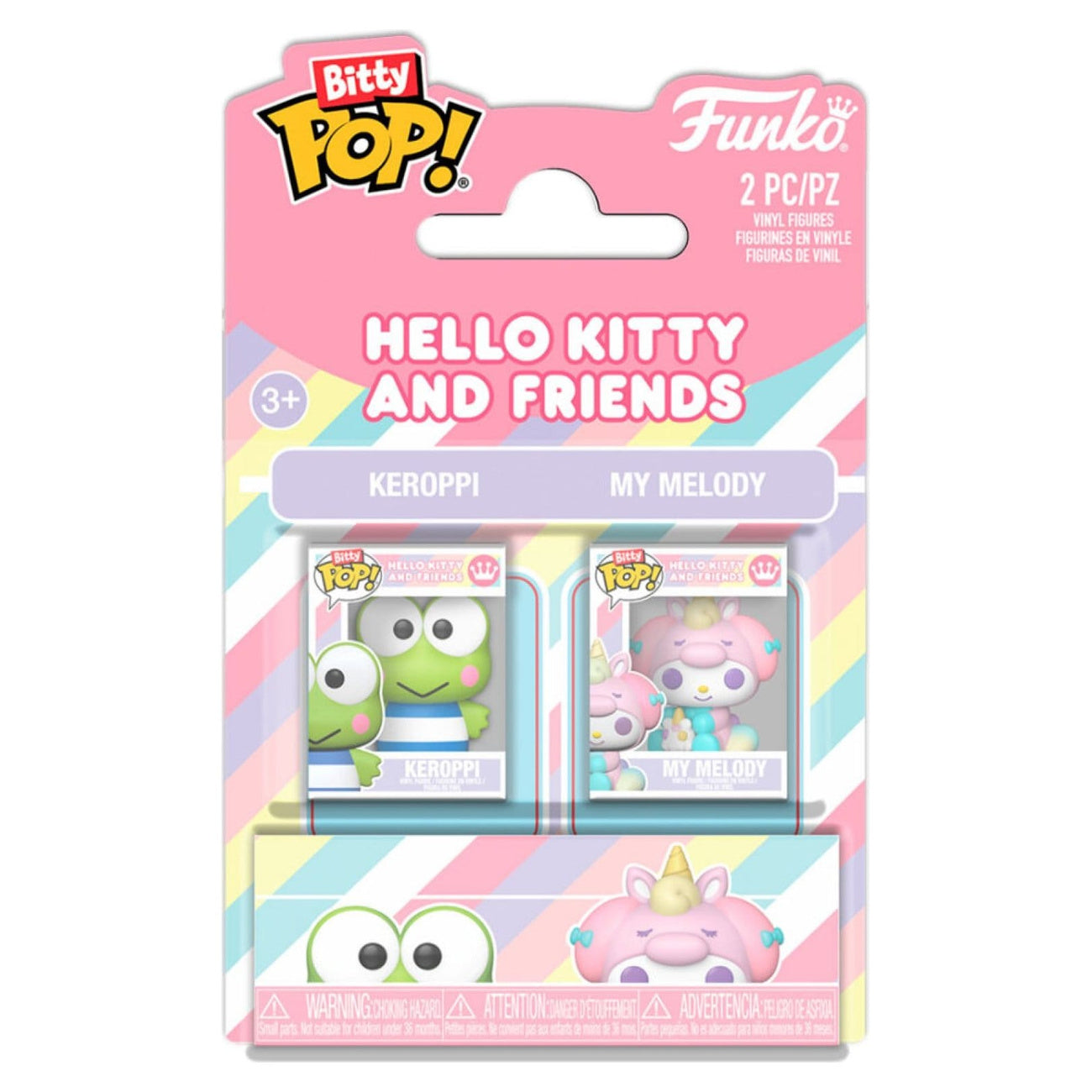 Productafbeelding Sanrio Bitty POP! Vinyl Figuren 2-Pack K & MM 2 cm