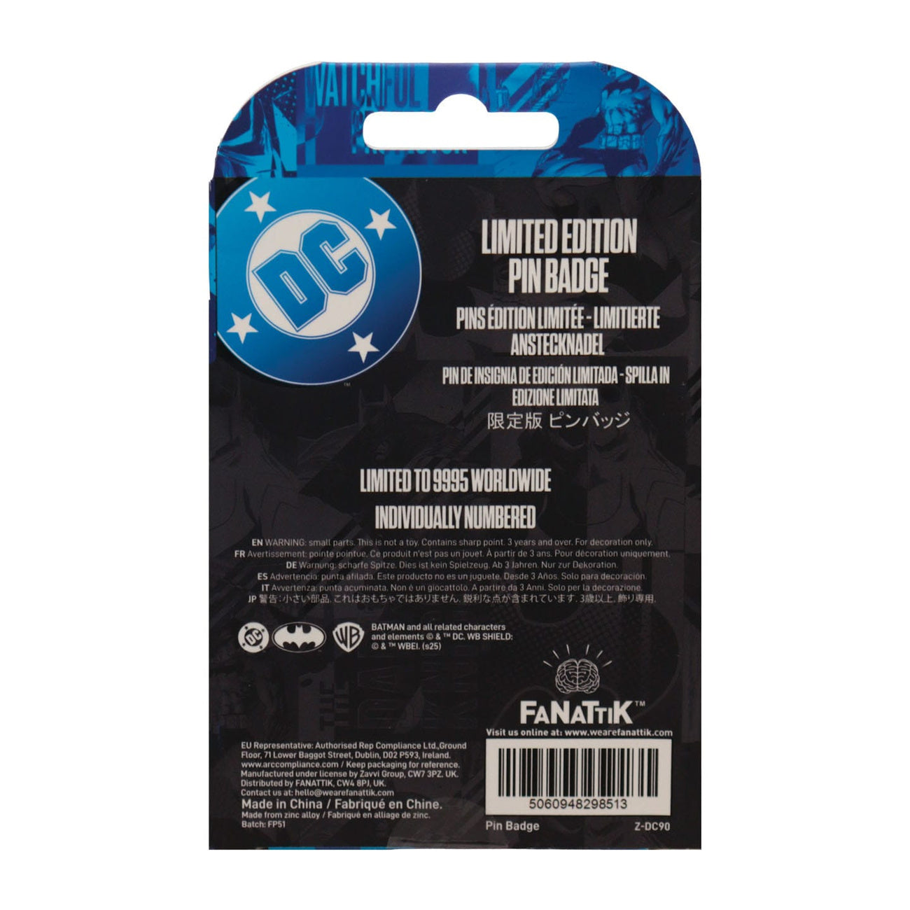 Productafbeelding DC Comics Batman Gotham City Guardian Limited Pin