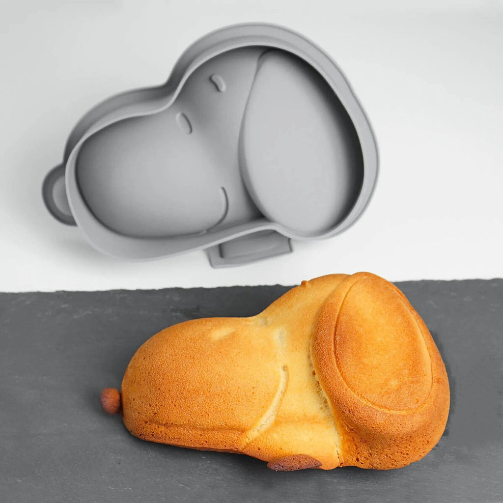 Productafbeelding Peanuts Snoopy grijze siliconen bakvorm