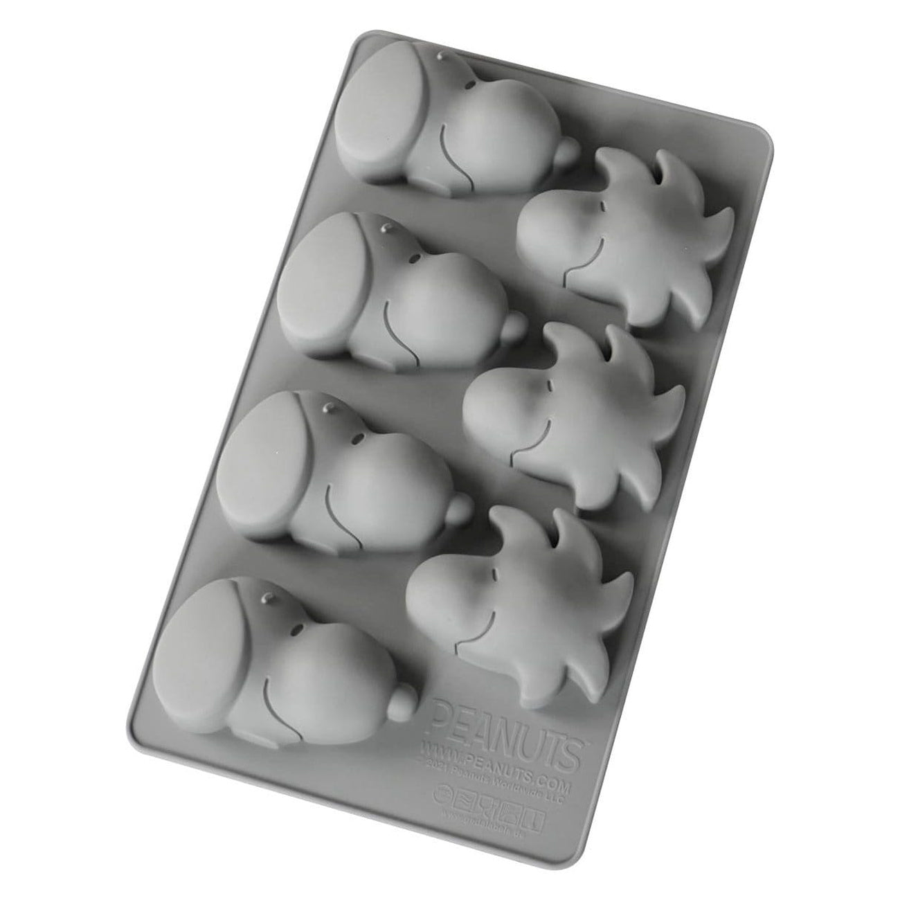 Productafbeelding Peanuts Snoopy & Woodstock grijze siliconen muffinvorm