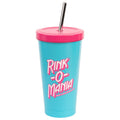 Productafbeelding Stranger Things Rink-O-Mania beker met rietje 550 ml