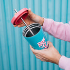 Productafbeelding Stranger Things Rink-O-Mania beker met rietje 550 ml