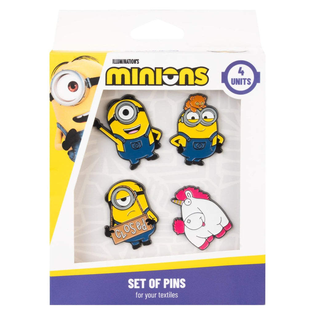 Productafbeelding Minions pins set van 4